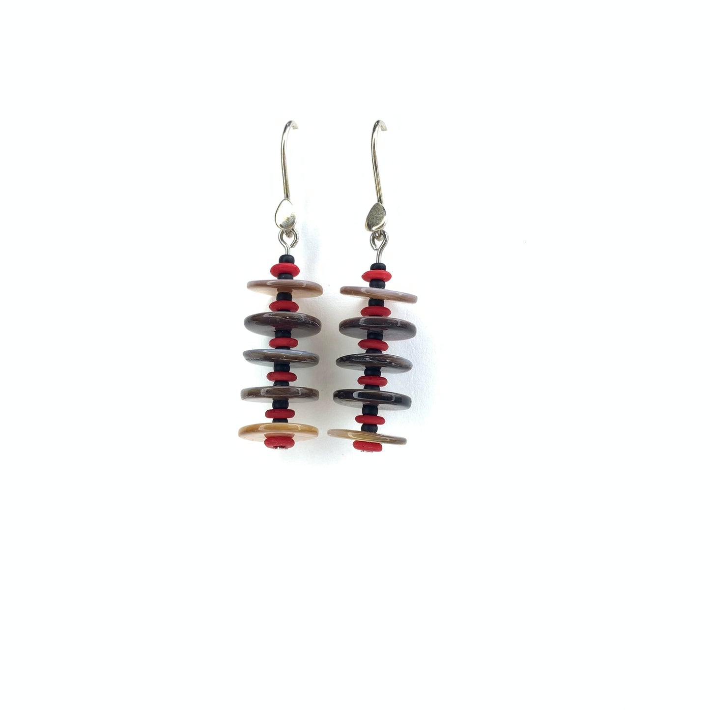 Stacked Buttons - Red - Small