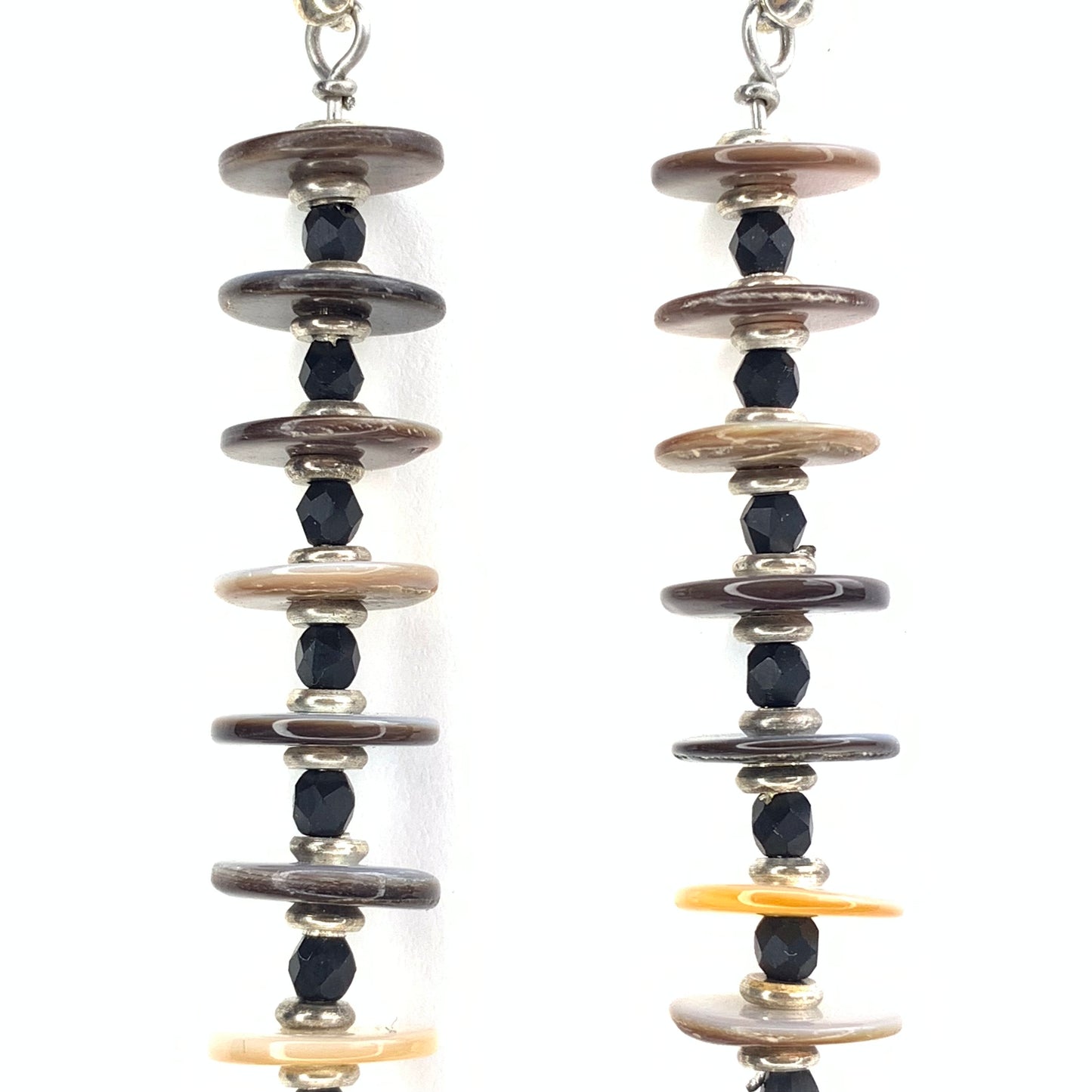 Stacked Buttons - Black